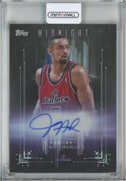 2025-26 Topps Midnight Juwan Howard Dark Marks Autographs #DMJH Washington Bullets