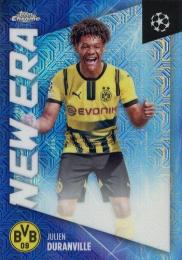 2024-25 Topps SC UEFA Club Competitions【Japan Edition】#NE-7 Julien Duranville【New Era/Chrome Mojo】インサートカード