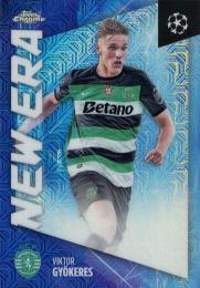 2024-25 Topps SC UEFA Club Competitions【Japan Edition】#NE-9 Viktor Gyokeres【New Era/Chrome Mojo】インサートカード