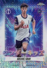 2024-25 Topps SC UEFA Club Competitions【Japan Edition】#WK-13 Archie Gray【Wonderkids/Chrome Mojo】インサートカード RC