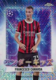 2024-25 Topps SC UEFA Club Competitions【Japan Edition】#WK-19 Francesco Camarda【Wonderkids/Chrome Mojo】インサートカード