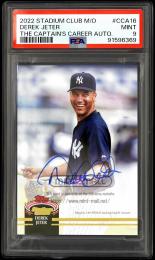 2022 Topps Stadium Club Members Only #CCA16 Derek Jeter The Captain's Career Autographs【3/5】【PSA MINT 9】 New York Yankees