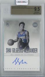 2018-19 Panini Encased Shai Gilgeous-Alexander Rookie Endorsements Autographs【70/75】【BGS9.5】《Gem-MINT》 Los Angeles Clippers