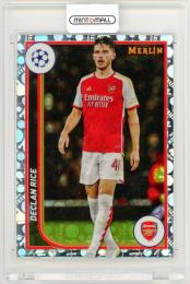 2023-24 Topps Merlin UEFA Club Competitions Declan Rice Vintage Merline Refractors【#13】 Arsenal FC