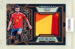 2019-20 Panini Obsidian Jose Luis Gaya Volcanic Material Relics Orange Electric Etch Parallels【22/50】 Spain