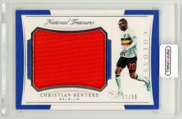 2018 Panini National Treasures Christian Benteke Colossal Materials【37/99】 Belgium