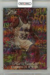 1995-96 FLEER FLAIR Shaquille O'Neal Hot Numbers #11 Orland Magic