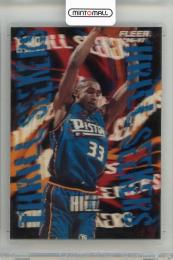 1995-96 FLEER FLAIR Grant Hill Hot Numbers #4 Detroit Pistons