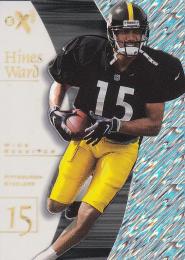 ※縁焼け有 画像参照 1998 E-X2001 Pittsburgh Steelers Hines Ward #47