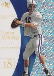※縁焼け有 画像参照 1998 E-X2001 Indianapolis Colts Peyton Manning #54