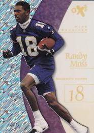 ※縁焼け有 画像参照 1998 E-X2001 Minnesota Vikings Randy Moss #55