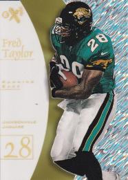 ※縁焼け有 画像参照 1998 E-X2001 Jacksonville Jaguars Fred Taylor #60