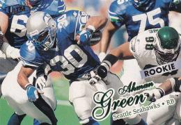 ※縁焼け有 画像参照 1998 Ultra Seattle Seahawks Ahman Green #404