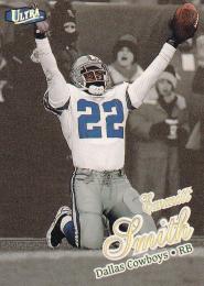 ※縁焼け有 画像参照 1998 Ultra Dallas Cowboys Emmitt Smith #161G Gold Medallionパラレル版