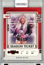 2022 Panini Chronicles WWE  Alexa Bliss Contenders Season Ticket Red Parallel 188/199