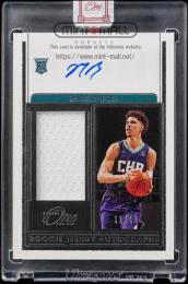 2020-21 Panini One and One #9 LaMelo Ball Rookie Jersey Autographs【11/99】 Charlotte Hornets (MSV#0247)