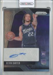 2024-25 Panini Prizm Devin Carter Rookie Signatures #15 Sacramento Kings