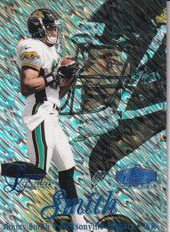 ※縁焼け有 画像参照 1998 Flair Showcase Jacksonville Jaguars Jimmy Smith Legacy Collection Row 1パラレル版 052/100