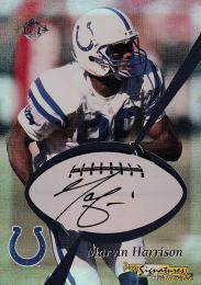 ※縁焼け有 画像参照 1999 Collector's Edge First Place Indianapolis Colts Marvin Harrison Pro Signature Authentics
