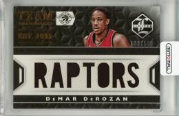 2015-16 Panini Limited DeMar DeRozan Team Trademarks #28【120/149】《傷、白かけあり》