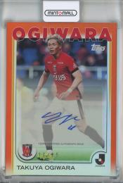2025 TOPPS J. LEAGUE PREMIUM 荻原拓也 直筆サインカード【10/25】 浦和レッズ