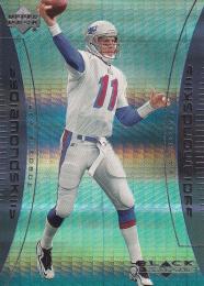 ※縁焼け有 画像参照 1999 Black Diamond Diamond New England Patriots Drew Bledsoe Skills