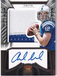 2012 Crown Royale Indianapolis Colts Andrew Luck Jersey Autographs 100/249