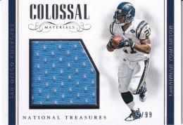 2017 Panini National Treasures  San Diego Chargers LaDainian Tomlinson Colossal Materials 85/99