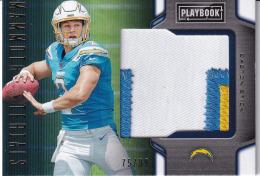 2019 Panini Playbook Los Angeles Chargers Easton Stick Mammoth Materials Primeパラレル版 75/99
