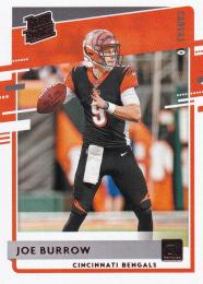2020 Panini Donruss Cincinnati Bengals Joe Burrow Base Rated Rookie Canvasパラレル版