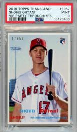 2019 TOPPS TRANSCEND Shohei Ohtani PSA9【17/50】 Los Angeles Angels