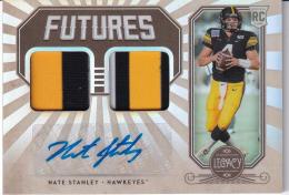 2020 Panini Legacy Hawkeyes Nate Stanley Futures Dual Patch Autographs 165/199