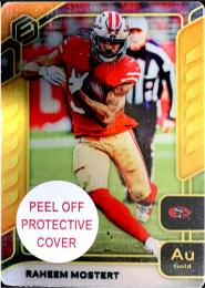 2020 Panini Elements San Francisco 49ers Raheem Mostert Base Metal Gold 47/79
