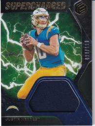 2020 Panini Elements Los Angeles Chargers Justin Herbert Supercharged Materials 090/199