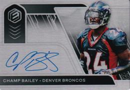 2020 Panini Elements Denver Broncos Champ Bailey Steel Signatures(1stナンバー!) 1/15