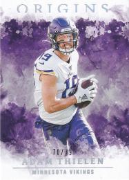 2020 Panini Origins Minnesota Vikings Adam Thielen Base Silverパラレル版 70/79