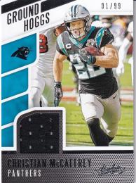 2020 Panini Absolute Carolina Panthers Christian McCaffrey Absolute Heroes Memorabilia(1stナンバー!) 01/99
