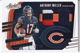 2020 Panini Absolute Chicago Bears Anthony Miller Tools of the Trade Dual Materials Primeパラレル版 27/49
