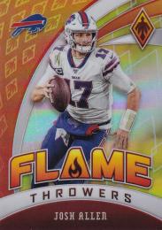 2020 Panini Phoenix Buffalo Bills Josh Allen Flame Throwers Yellow(パラレル版)(1stナンバー!) 01/75