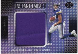 2020 Panini Illusions Minnesota Vikings Justin Jefferson Instant Impact Jerseys