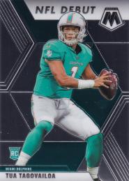 2020 Panini Mosaic Miami Dolphins Tua Tagovailoa Base NFL DEBUT