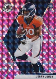 2020 Panini Mosaic Denver Broncos Jerry Jeudy Base Camo Pinkパラレル版
