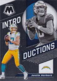 2020 Panini Mosaic Los Angeles Chargers Justin Herbert Introductions