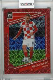 2021-22 Donruss Soccer Road to Qatar Croatia Nikola Vlasic Base Optic Red Velocity(パラレル版)
