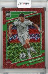 2021-22 Donruss Soccer Road to Qatar Mexico Raul Jimenez Base Optic Red Velocity(パラレル版)
