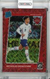 2021-22 Donruss Soccer Road to Qatar United States Nicholas Gioacchini Base Optic Rated Rookie Red Velocity(パラレル版)