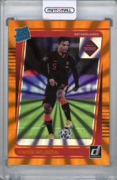 2021-22 Donruss Soccer Road to Qatar Netherlands Owen Wijndal Base Holo Orange Laser(パラレル版)