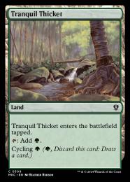 【MKC】【ENG】〈309-C-L〉《平穏な茂み/Tranquil Thicket》