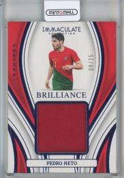 2023-24 Immaculate Collection Pedro Neto Brilliance Memorabilia Sapphire #16【09/25】 Portugal