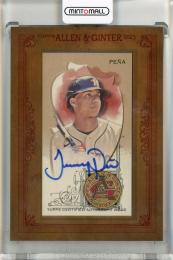 2023 Topps Allen and Ginter Jeremy Pena Framed Mini Autographs #MAJP Houston Astros